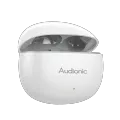 Audionic Airbud 495 Wireless Earbuds | 40Hr Long Battery Budget Earbuds | Quad MIC Noise Cancelling Earbuds For Calling | Gaming Mode 50ms Low Latency | BT 5.3 USB-C TWS. 