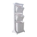 3 Tier Rolling Laundry Cart With Laundry basket and Wheel Washing Hamper Storage. 