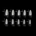 WANTER 100pcs Almond Shape Fake Nails For Girls, With 3 Free Nails Glues Sheets Stickers, Artificial Nails, False Nails For Girls Beautiful Fancy Nails With Nail Glue, Temporary Nails Acrylic Nails Kit 100pcs Set Transparent & Natural. 