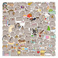 Pusheen Sun-resistant Cute Cat Decal Hand Account Journal Note Cartoon Stickers. 