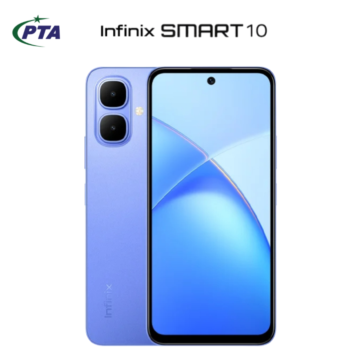 Infinix Smart 10 – 4GB RAM 64GB ROM – 5000mAh Mega Battery – 6.6" HD+ ...