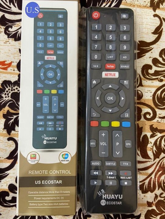 EcoStar Remote for Smart Android LED TV