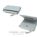 Pierre LOUES Mizuki Wallet Women's Small Folding Wallet PU Leather Premium BAEOS. 