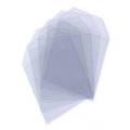 Pack Of 100 - Clear Plastic Sleeves Cover Case For CD & DVD. 