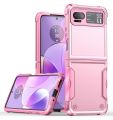 for Motorola Moto Razr 40 Case Luxury Soft Silicone Edges Hard Armor Shockproof Cute Folding Phone Cover MotorolaMotoRazr40. 