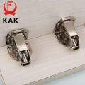 KAK 90 Degree Cabinet Hinges 3 Inch No-Drilling Hole Soft Close  Spring Hinge Cupboard Door niture Hardware With Screws. 