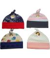 Pack Of 4 - Cotton Baby Caps. 