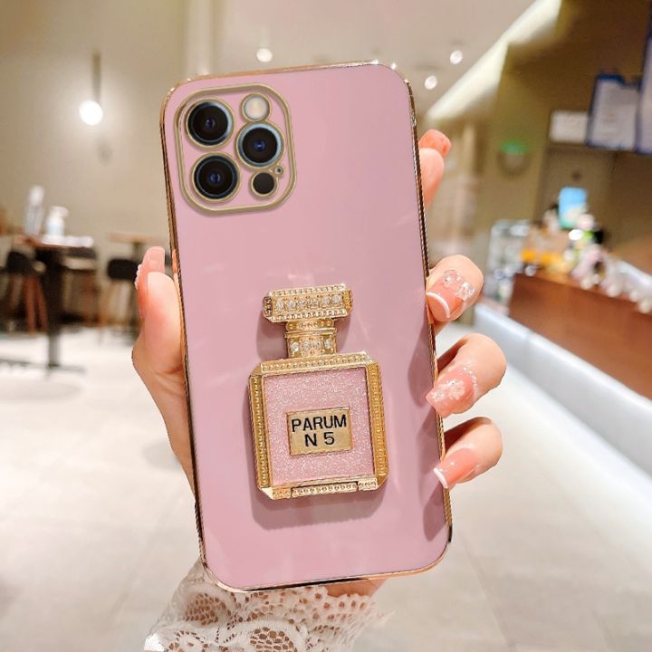 FELMYST Perfume Case For iPhone 12 Pro Luxury Chane