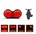 Motorcycle LED Back Light Tail Light with Indicators Turn Signal Fancy Sporty Look for CD 70 CG 125. 