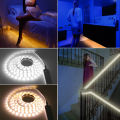 led light with human body induction battery box light with LED Motion Sensor Waterproof Light Belt 60 LEDS/M brand new and high quality. 