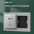 New Plastic Switch Socket Panel Universal Switch Socket Frame Wall Panels Electrical. 