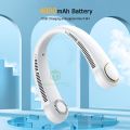 New Portable Neck Fan,Foldable Hands Free Bladeless Neck Fan, Wearable Cooling Neck Fan Perfect for Travel, Sports. 