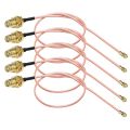 5 Pcs SMA Connector Cable Female to UFL/U.FL/IPX/IPEX Pigtail Cable. 