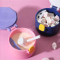 Lovely baby milk powder food storage box portable infant feeding snack fitness protein shake powder moisture-proof container. 