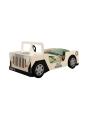 Kids Jeep Car Bed - Off White. 