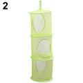 3 Shelf Hanging Storage Net Kids Toy Organizer Bag Bedroom Wall Door Closet. 