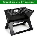Barbecue Charcoal Grill, Foldable Charcoal Grill, Ultra-Light Foldable Grill is Easy to Install, Very Suitable for Camping Outdoor Garden Party. 