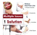 Reflectionz Traders- 2 Pairs (4 Pieces) Anti Crack Silicone Heel Pads & Honeycomb Forefoot Socks For Feet Skin Care, Breathable Gel Heel Pads & Forefoot Protectors For Men & Women. 
