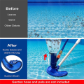 Pool Vacuum for Above Ground Pool with Brushes and Bag(US Standard). 