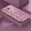 Casing For Samsung J7 Prime J2 Prime Samsung J5 prime Luxury Beautiful mapies with flower Camera Protection Phone Case Plating Edges Silicone Soft Cover With Free Lanyard. 