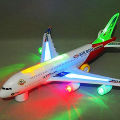 Bump and Go Action Airbus A380 Model Airplane Toy. 