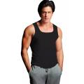 Men Color Vest and Black Arino Banyan Rib U Type. 