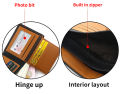 Menbense Fashion Edition Luxury PU Leather Men's Short Wallet for Gents. 