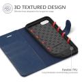 TUCCH iPhone 8 Case, iPhone 7 Case, iPhone 8 Wallet Case [Kickstand][Magnetic Closure] Flip Cover with [TPU Inner Shell] [Card Slots] Leather Folio Case Compatible with iPhone 7/8-4.7 inches Blue. 