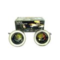 Universal Angel Eyes Fog Light Projector with Ring light. 