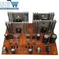 D1047 Audio Stereo Transistor Amplifier Circuit kit 70+70 Watts Class AB Board. 