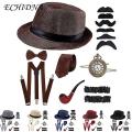 ECHIDNA Cosplay Costume Pocket Watch Mens Halloween Great Accessories Set. 