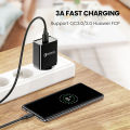 UGREEN USB 3.0 toType C Fast Charging and Sync Data Cable for Xiaomi Mi 15,Huawei nova 13,One Plus 13, Samsung Galaxy S25 S24 Plus Note 20, Nintendo Switch, GoPro Hero. 