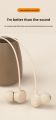 In-ear wired headphones suitable for round-hole OPPO Type-C with microphone, universal headphones, high aesthetic value wired headphones Q5. 