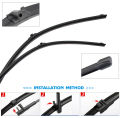 Car Wiper Blade Front Windscreen Windshield Wipers Auto Accessories For Mercedes Benz C-Class W204 24";+24"; 2009-2012. 
