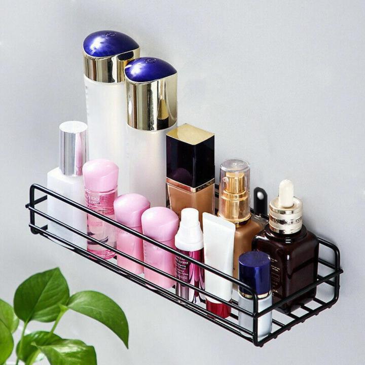 Bathroom Shelf Shampoo Storage Rack Bath Hanging Basket Iron Cosmetic Holder Punch-Free Kitchen Seasoning Organizer Accessories Bathroom Shelf Shampoo Storage Rack Bath Hanging Basket Iron Cosmetic Holder Punch-Free Kitchen Seasoning Organizer Accessories