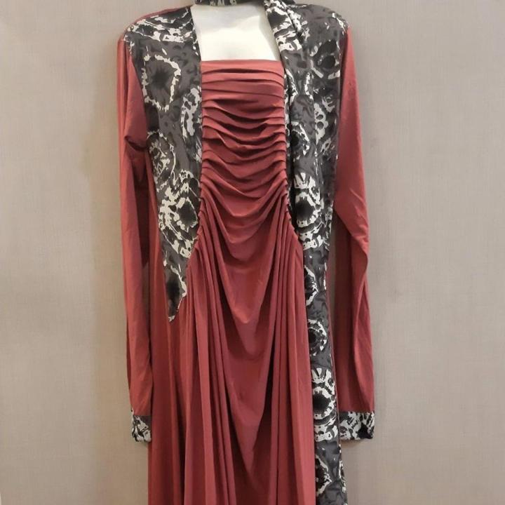 Beautiful Jersey Abaya with Pleats