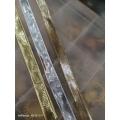 10 yard (gaz ) golden gotta Patti lace for clothes.half inches width. 