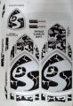 2023 SG Black Edition 3D Cricket Bat Sticker - New Arrival for Professional Players. 