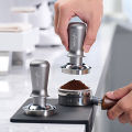 Coffee Tamper Espresso Coffee Distributor Handmade Coffee Machine Pressed Espresso Maker Cafe Barista Tools 51/53/58mm. 