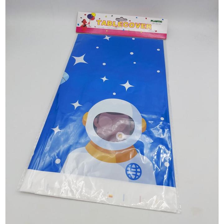 SPACE THEME TABLE COVER ( 108 CM X 180 CM )