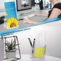 Acrylic Brochure Holder Slant Back Design, Clear Display Stand, Plastic Table Stand Sign Holder 2 Pack Durable Easy to Use. 