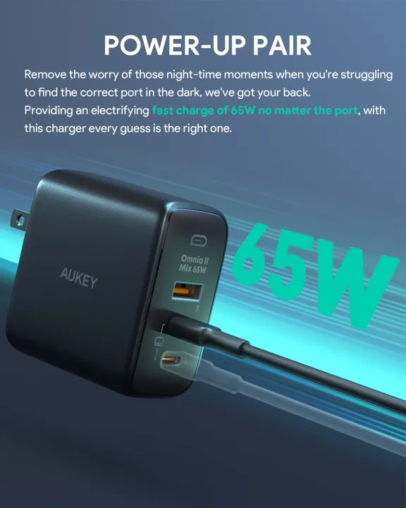 Aukey%20Omnia%20II%2065w%20Power%20Delivery%20&%20Super%20Fast%20Charging%20(PPS)%20Wall%20Charger%20(PA-B6T)%20-%20Image%205