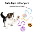 Scratch-resistant Cat Toy Interactive Plush Cat Ball Toy with Bell Scratch-resistant Fun Bright Colors Ideal for Southeast Asian Cat Lovers Cat Toy with Fine Workmanship. 
