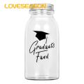 Graduation Memory Jar Graduation Money Jar Kit Transparent Congrats College High School Hat Cash Bottle Decoration Party Supplies Diy Centerpieces Graduation Jar Gift. 