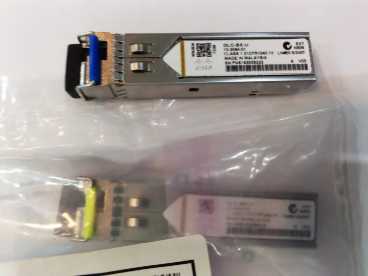 Cisco%20Brand%20New%20SFP%20/%20GLC-BX%20Pair%20%20/%20%20GLC%20BX%20D%20and%20GLC%20BX%20U%20/%20New%201%20Pair%20(2%20SFPs)%20-%20Image%203