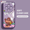 VRQR Camera Protection Phone Case For Xiaomi Redmi 14C Back Cover Cute animation Patterns Phone Cover. 