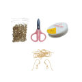 Creative Sting Multicolor Beads Jewelry Activity Set With Earing Stopper and Necklace Accessories. 
