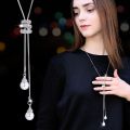 New Hoop Statement Necklaces & Pendants for Women 2020 Vintage Crystal Long Necklace Female Collier Femme Party Jewelry Gift. 
