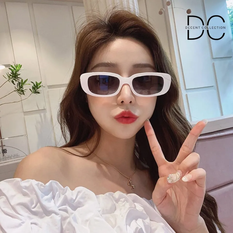 DC Classic Rectangle Frame Sunglasses For Women Vintage Small Square Sunglasses Men Women Retro Daraz.pk