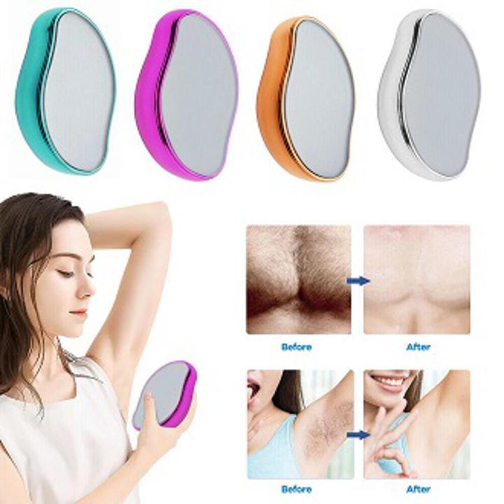 NEW PAINLESS CRYSTAL HAIR REMOVER TOOL_NANO GLASS BODY HAIR ERASER_PHYSICAL HAIR REMOVING TOOL_BODY HAIR REMOVING EPILATOR